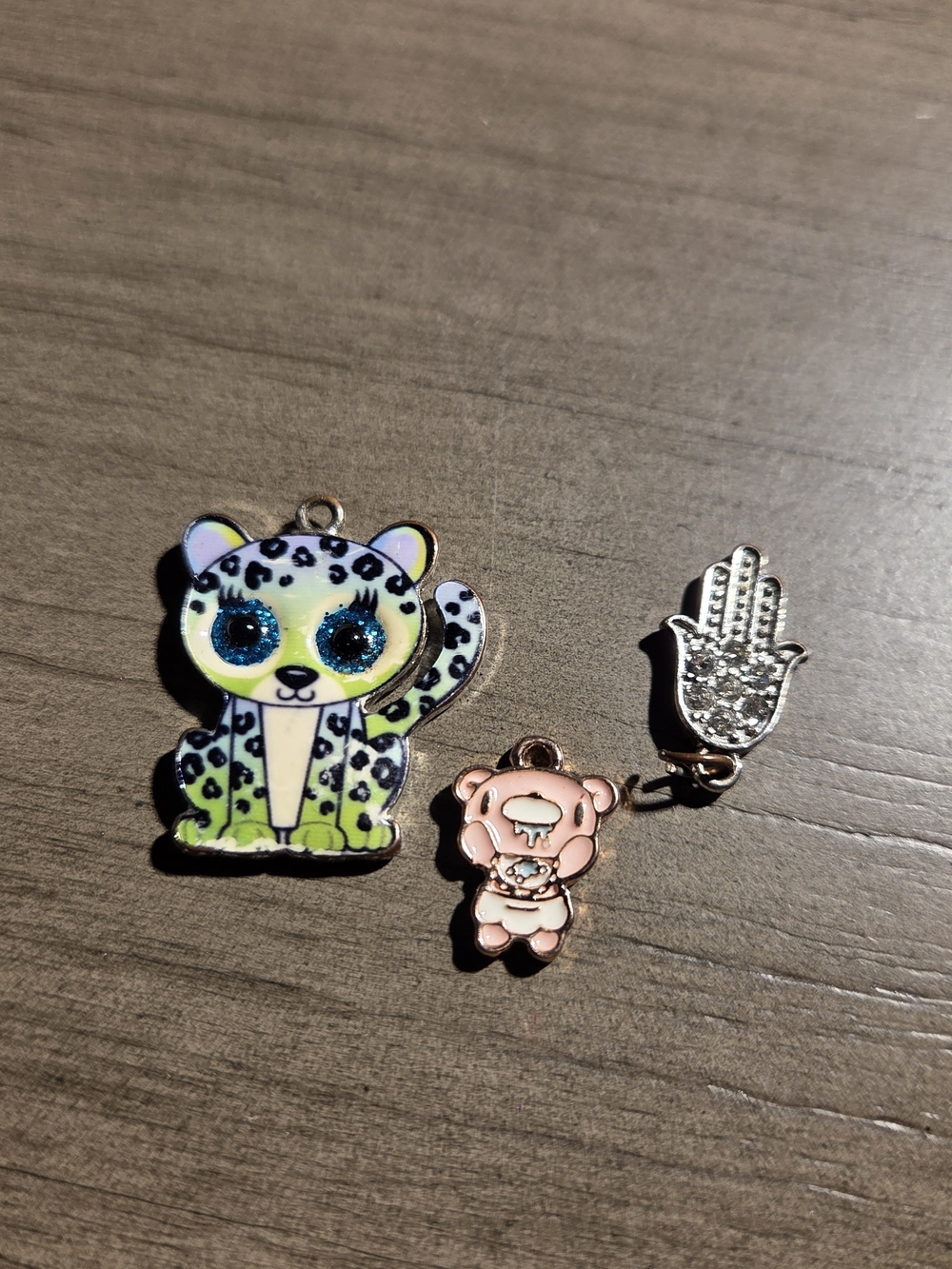 Necklace Charm Pendants Lot Of 3